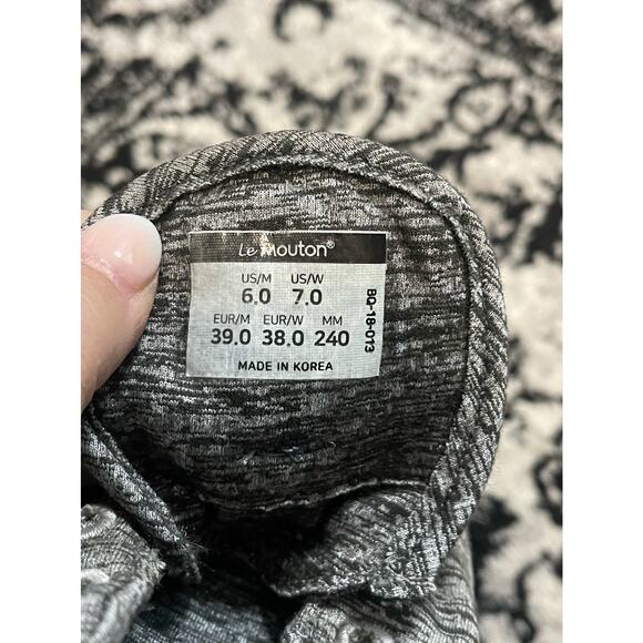 LE MOUTON Women's Merino Wool Sneaker Sz 7 - Picture 5 of 6